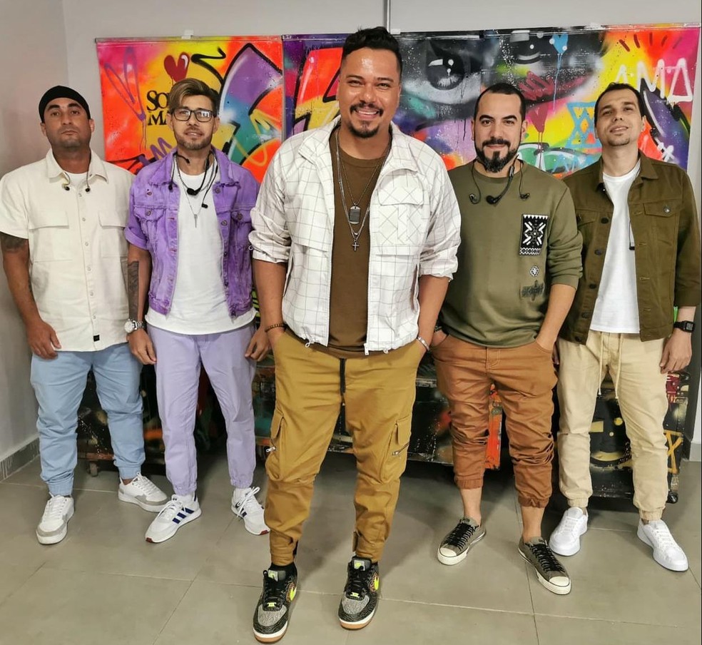 Grupo de pagode Sorriso Maroto — Foto: Reprodução/Instagram/sorrisomaroto