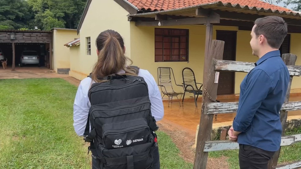 Programa Saúde no Campo leva atendimento gratuito a famílias rurais em Mineiros do Tietê — Foto: Reprodução/TV TEM