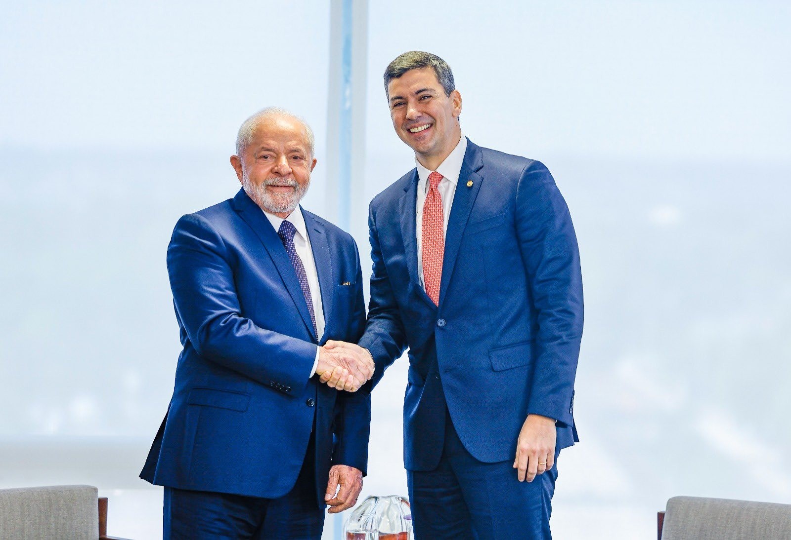 Lula recebe presidente do Paraguai no Itamaraty