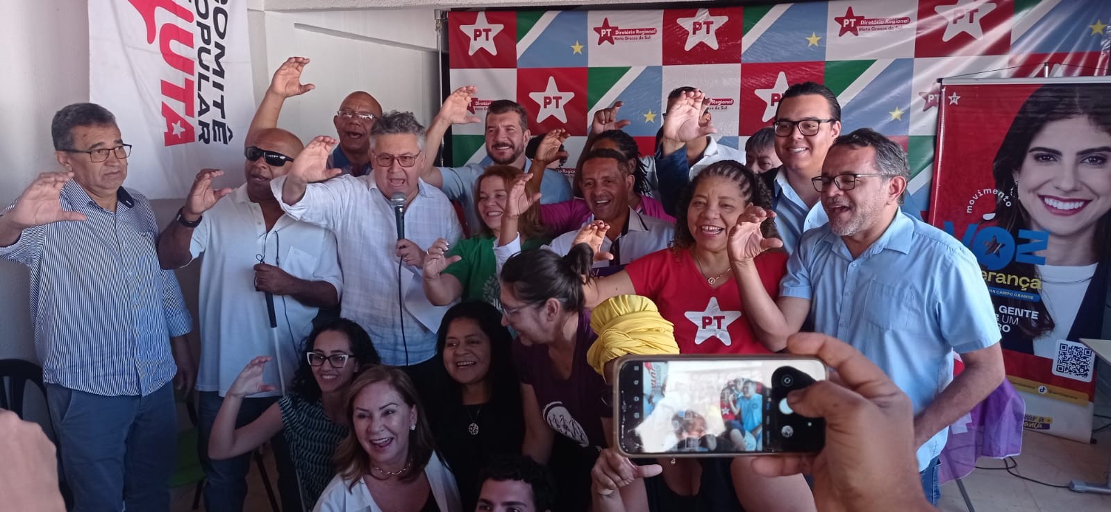 PT oficializa candidatura de Camila Jara à Prefeitura de Campo Grande
