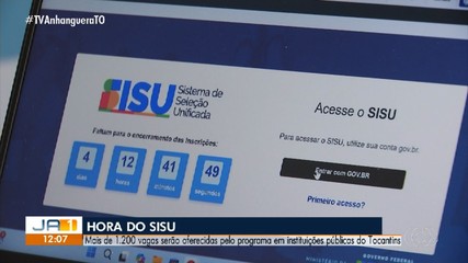 Sisu oferta mais de 1.200 vagas em instituições públicas do Tocantins