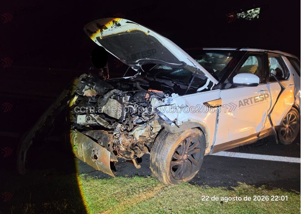 Acidente entre veículos de passeio deixa um morto na Rodovia dos Bandeirantes em Jundiaí