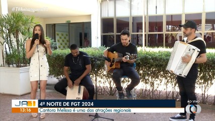 Melissa Lima sobe no palco em Taquaruçu para quarta noite de festival