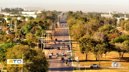 Drone do BDT traz imagens ao vivo da Avenida Siqueira Campos
