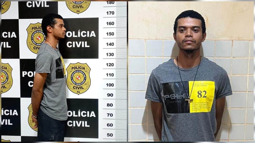 José Edson Douglas Galdino Santos foi preso em Rurópolis — Foto: Polícia Civil