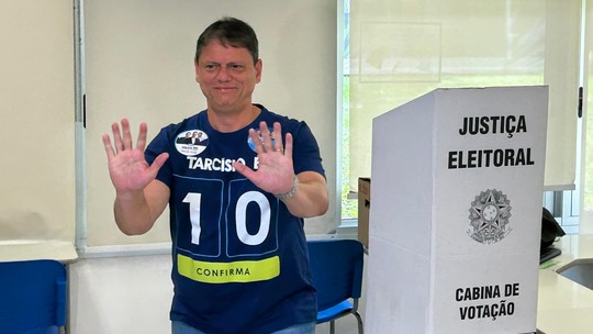 Tarcísio (Republicanos) é reeleito governador de São Paulo
