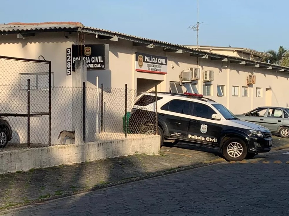 Caso foi registrado na Delegacia Sede de Mongaguá, SP — Foto: g1 Santos