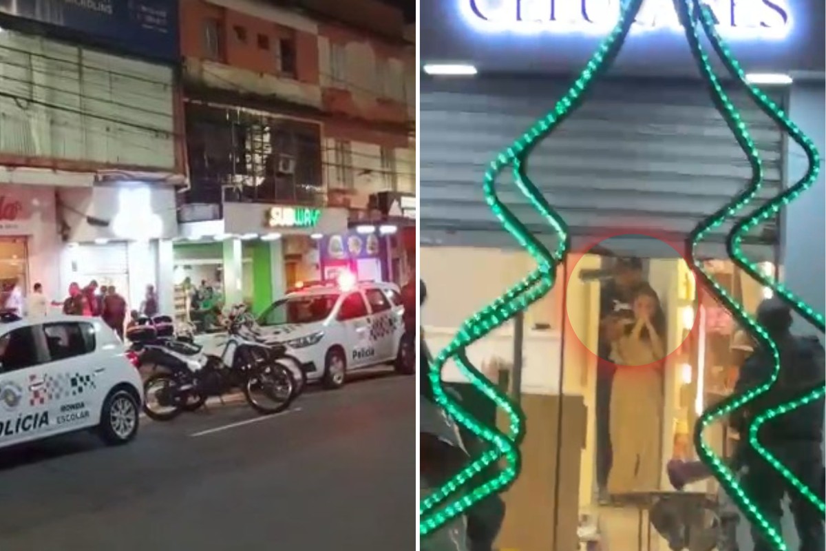 Criminoso armado faz refém em loja de celulares em Cubatão; Gate é acionado