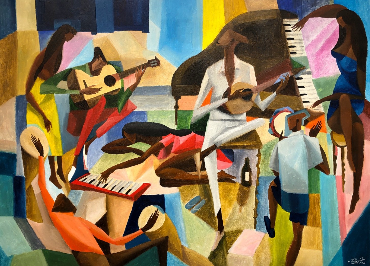 Onã, que significa caminhos, retrata a arte negra de Sorocaba; mostra pode ser vista no Macs