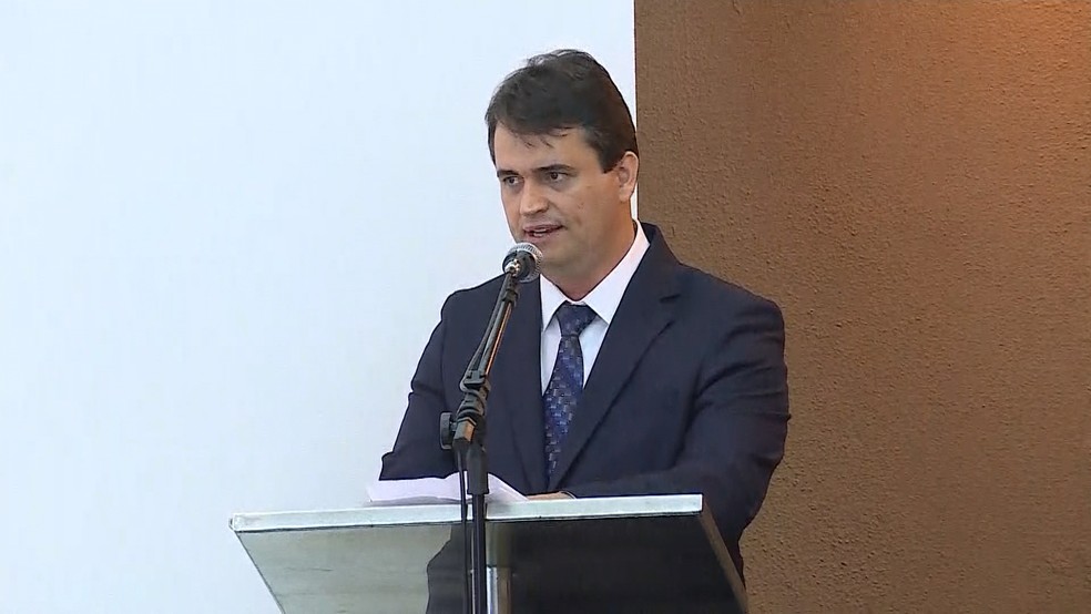 Rodrigo de Melo Teixeira, delegado da Polícia Federal de MG — Foto: Reprodução/TV Globo