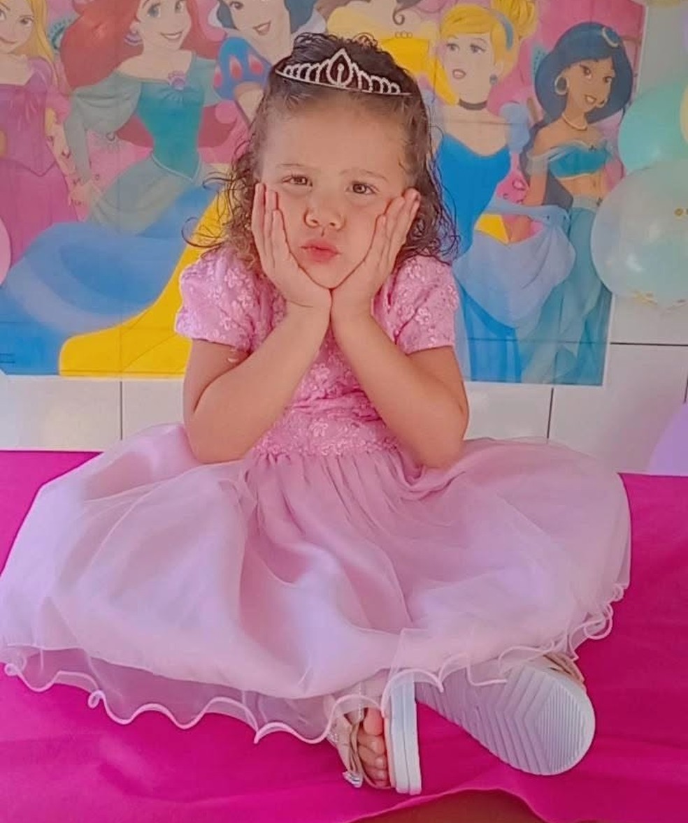 Heloise da Silva Cruz tinha 3 anos de idade &mdash; Foto: Cedida pela fam&iacute;lia