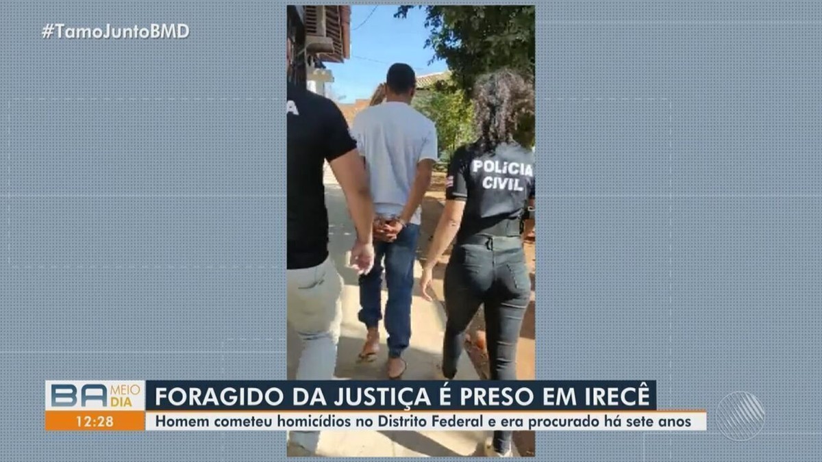 Foragido Da Justiça Do Df Há 7 Anos Homem é Preso Em Irecê Norte Da Bahia Bahia G1