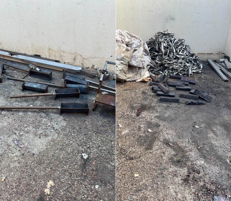 Fundição clandestina de cobre foi descoberta em Ourinhos — Foto: Polícia Civil/ Divulgação