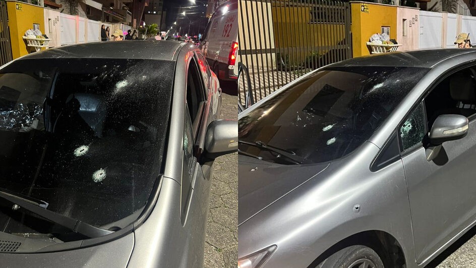 Ataque a tiros mata três dentro de carro e deixa outro ferido em Itapema; polícia investiga