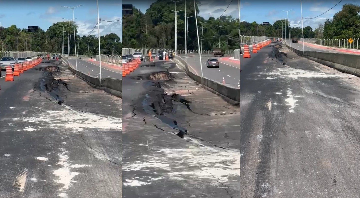 Avenida Liberdade em Belém cede: especialista detalha falhas em obra de R$ 410 milhões​‌​