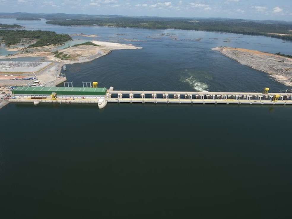 Usina Hidrelétrica Belo Monte fica localizada no rio Xingi, no Pará — Foto: Norte Energia