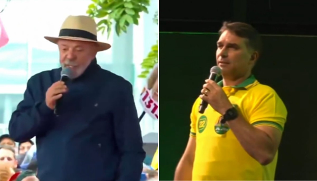 Lula e Flávio fazem comícios simultâneos em SC, reduto do bolsonarismo