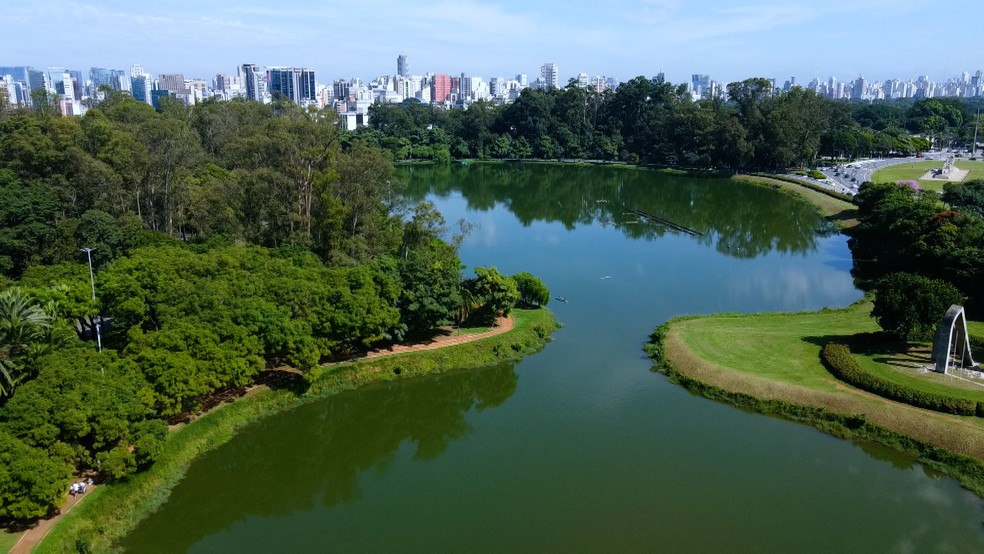 Parque Ibirapuera, em São Paulo, tem nome indígena — Foto: TG
