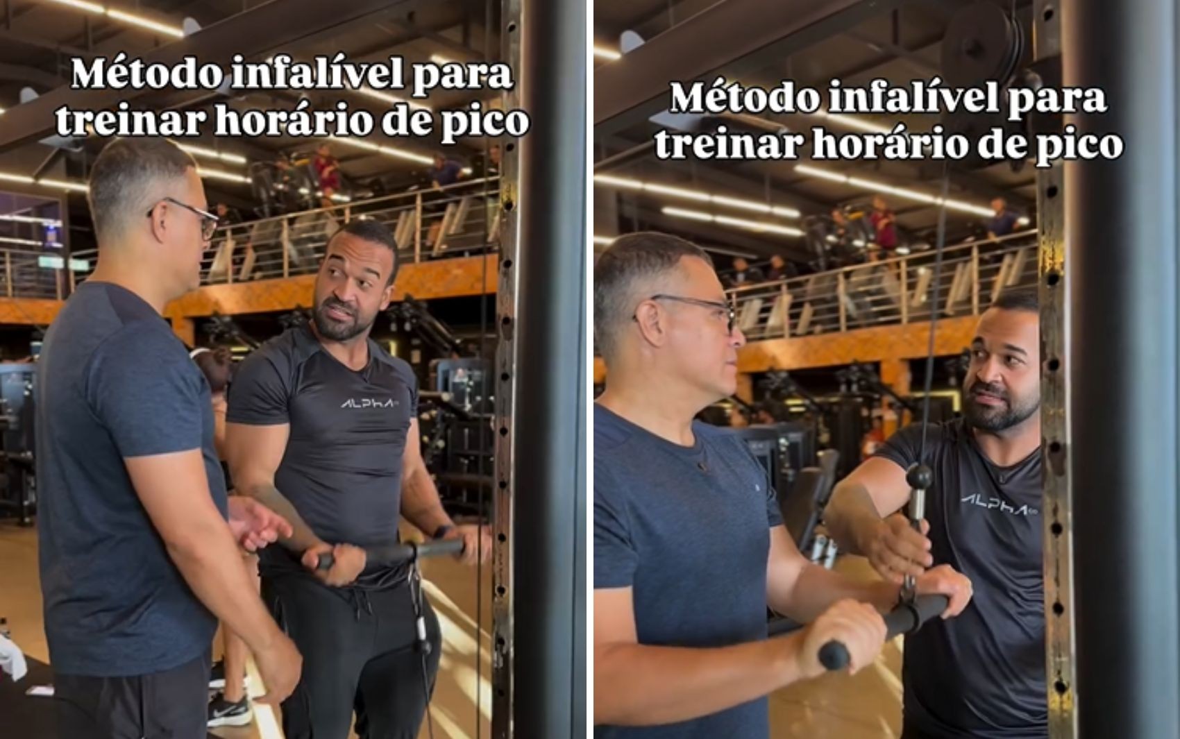 Personal ensina método para treinar em horário de pico e diverte a web: ‘Gênio’