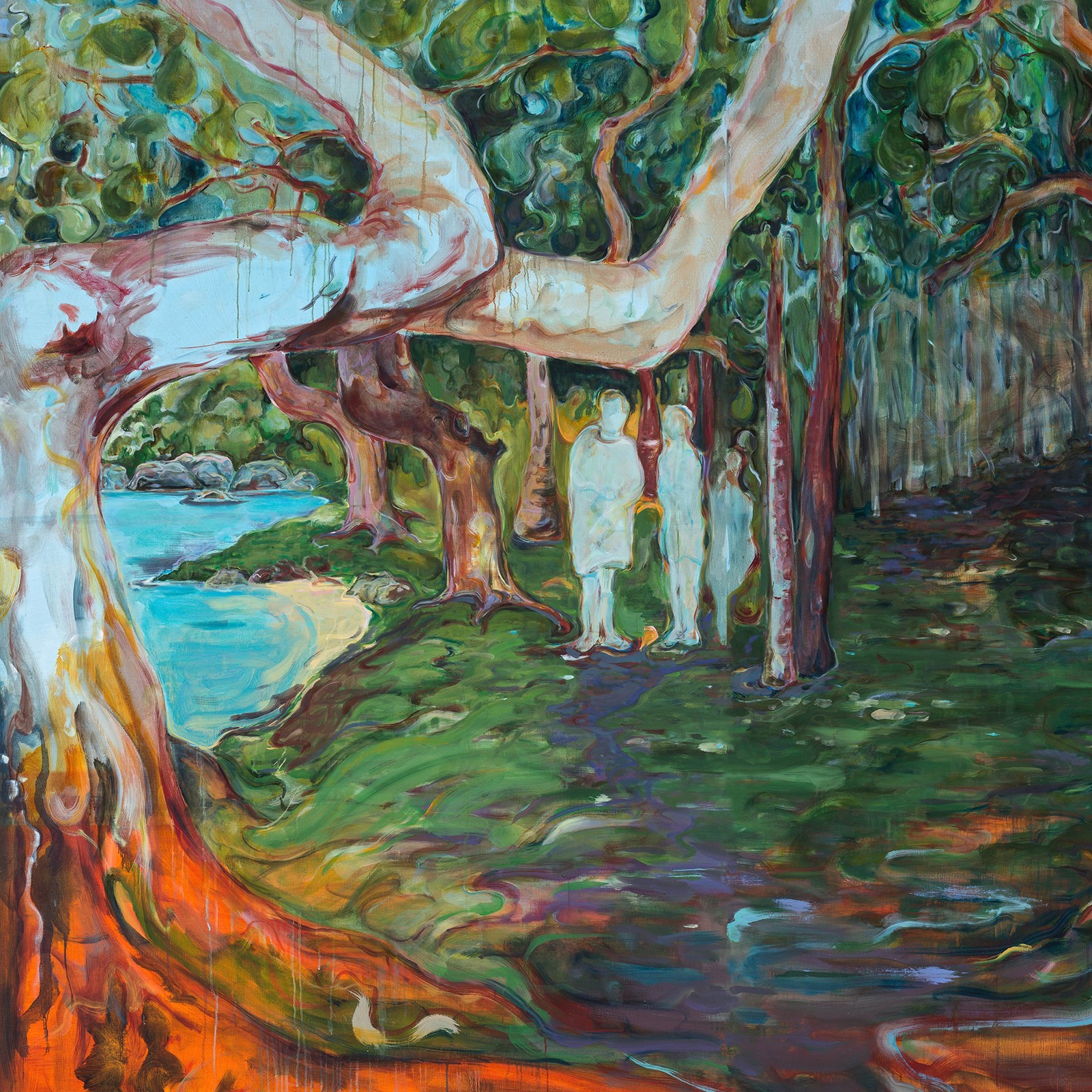 Cores da pintura de Maria Klabin se avivam na capa da edição em LP do quarto álbum solo de Alvaro Lancellotti