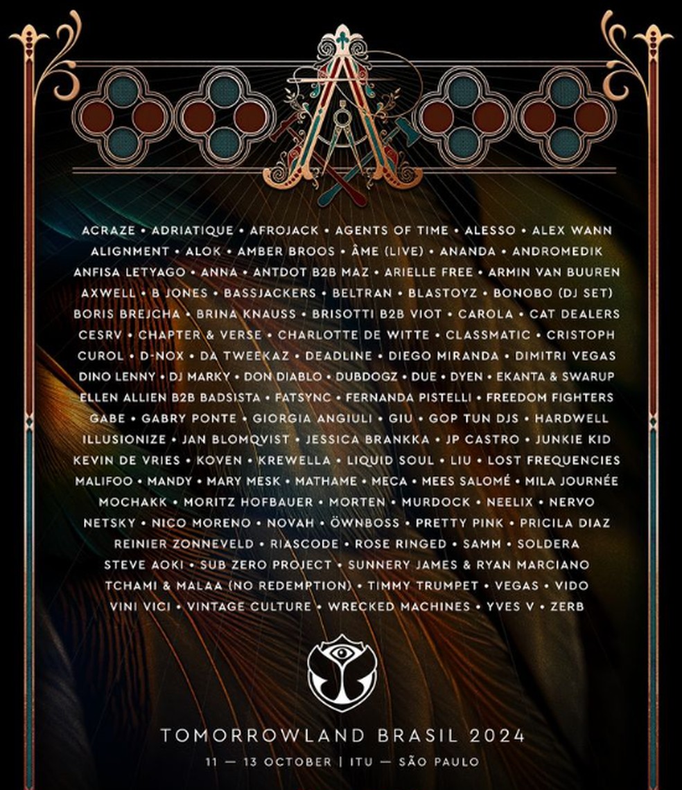 Tomorrowland Brasil anuncia atrações da edição 2024; veja o lineup |  Sorocaba e Jundiaí | G1