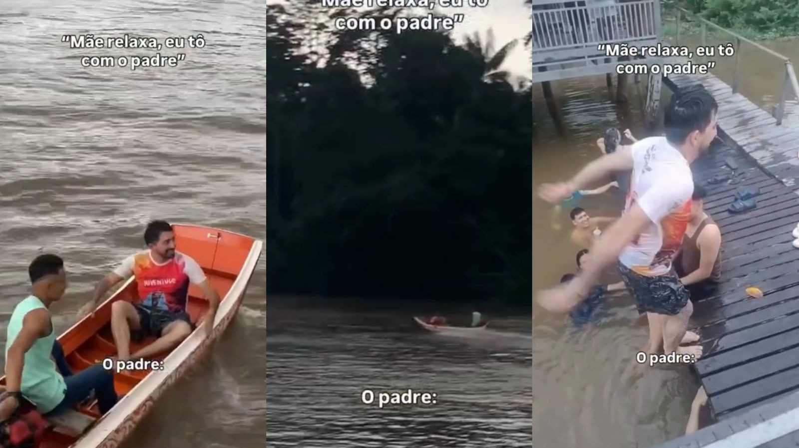 Vídeo de padre aventureiro diverte a web no Amapá