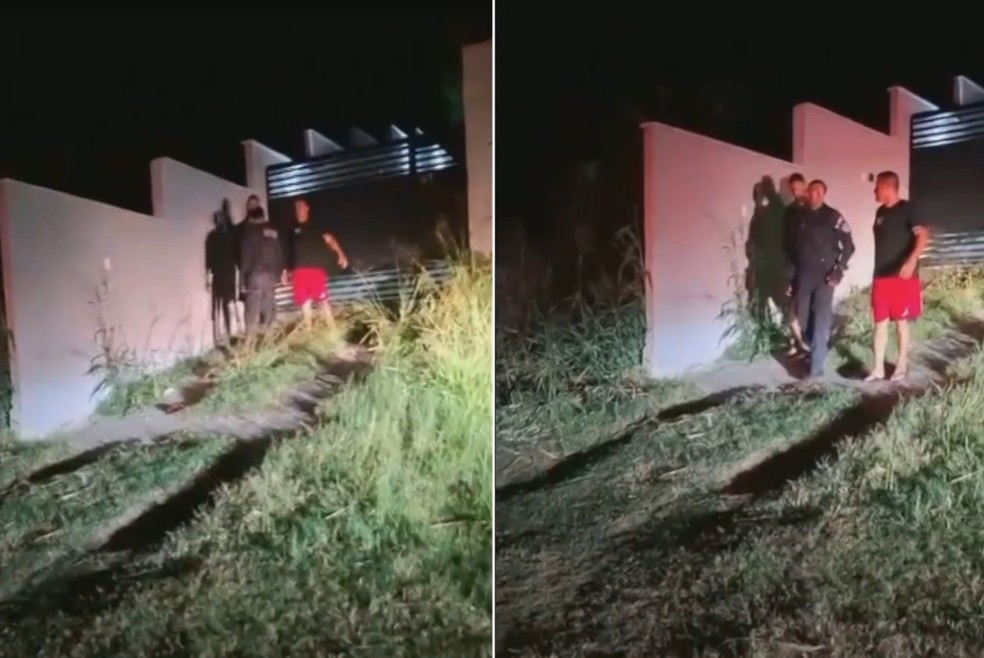 Resid&ecirc;ncia onde goleiro Bruno foi preso em S&atilde;o Pedro da Aldeia &mdash; Foto: Reprodu&ccedil;&atilde;o Inter TV