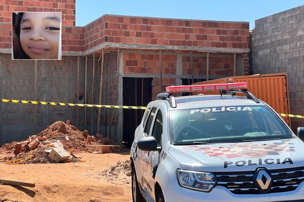 Mikaele dos Santos Santos, de 10 anos, foi encontrada morta em obra, em São José do Rio Preto (SP) — Foto: Tom Dias/TV TEM