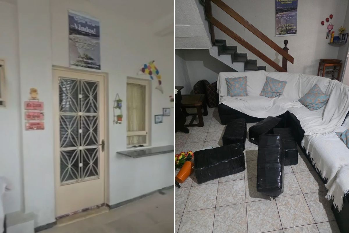 Polícia acha 100 kg de cocaína com rastreadores em ‘casa-bomba’ no litoral de SP; VÍDEO