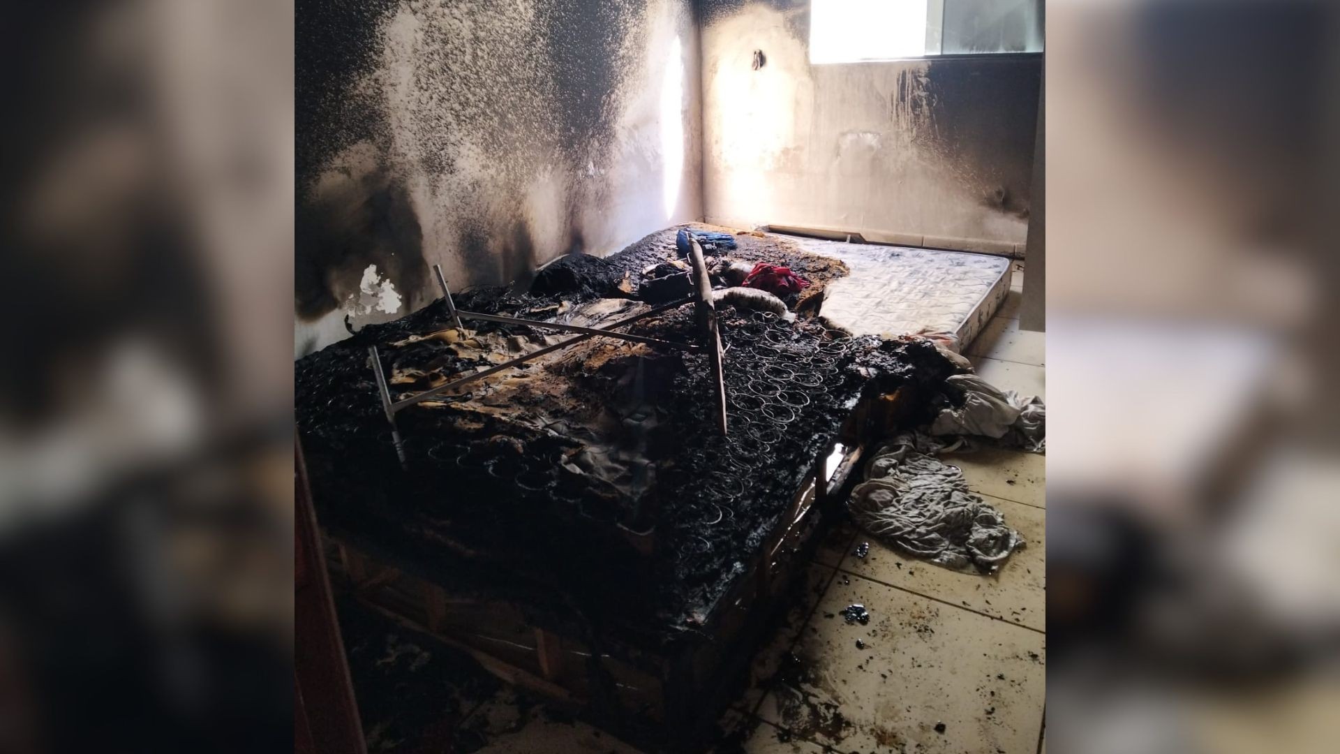 Homem é resgatado inconsciente durante incêndio em casa em Ituiutaba 