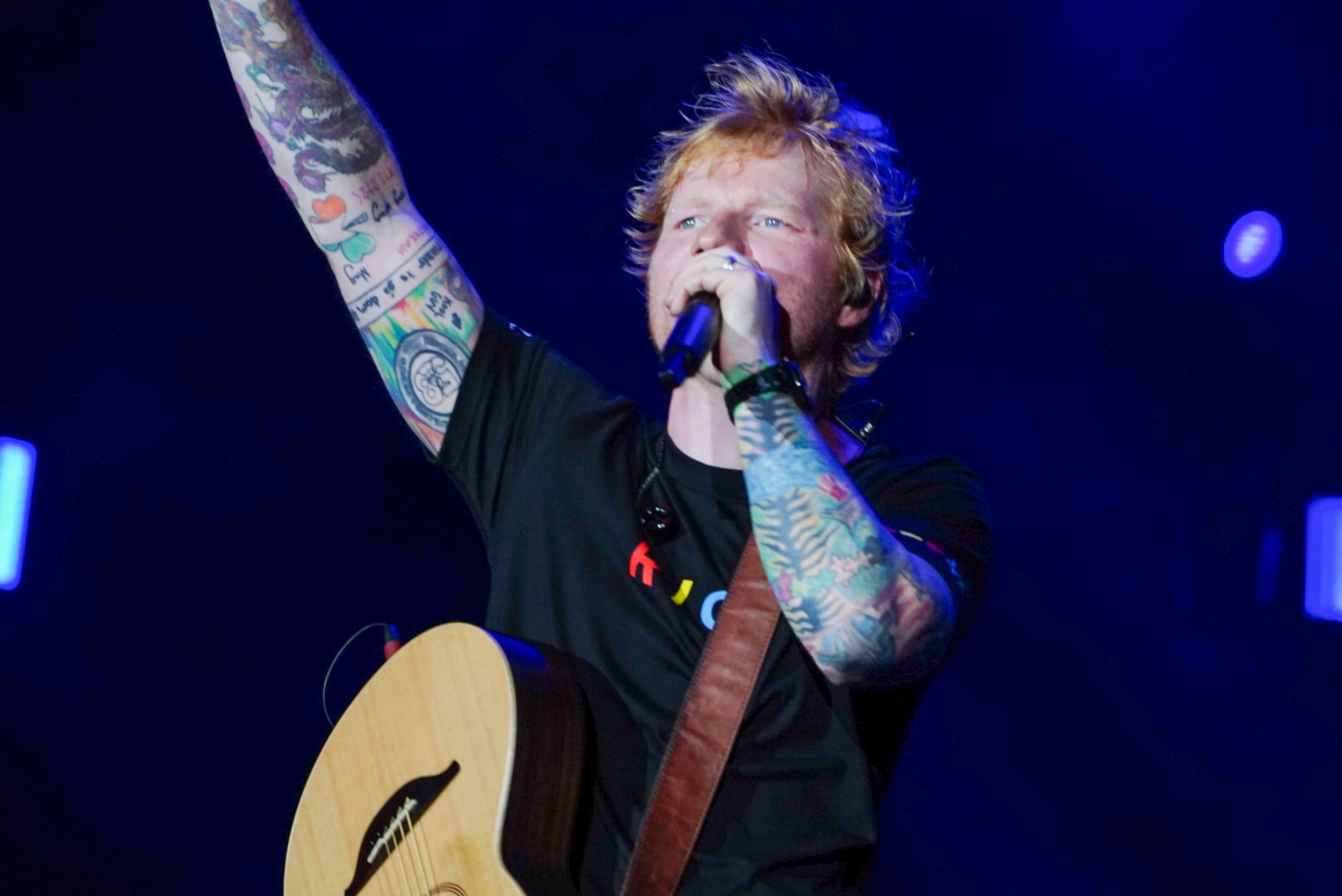 Ed Sheeran fica sem artistas de abertura após apoio à Palestina