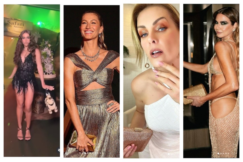 Anitta, Gisele Bündchen, Ana Hickmann e Luciana Gimenez já usaram bolsas da Serpui, conforme site oficial da própria marca no Instagram — Foto: Reprodução/Serpui/Instagram