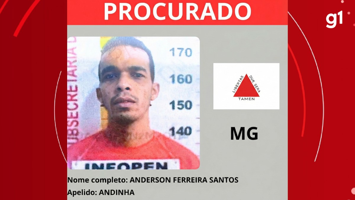Foragido de MG ligado ao Comando Vermelho está na lista dos criminosos mais perigosos do país