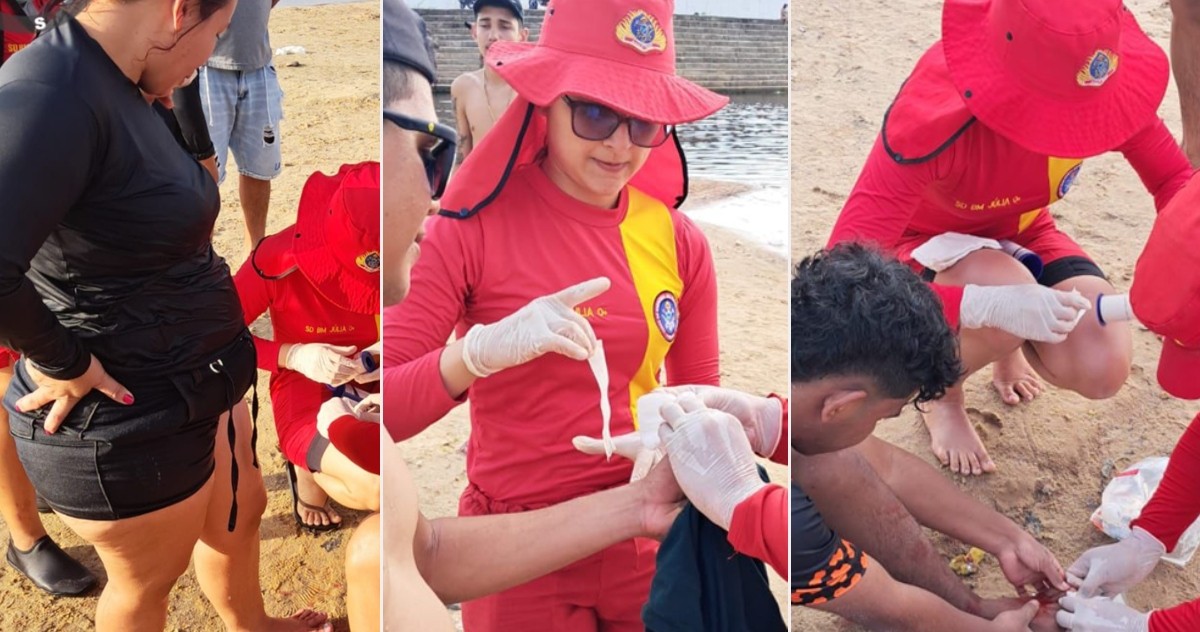 Segundo ataque de piranhas em menos de um mês deixa seis feridos em balneário no AM