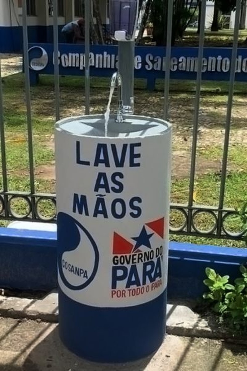 Cosanpa instala torneira pública como ação de combate à pandemia | G1