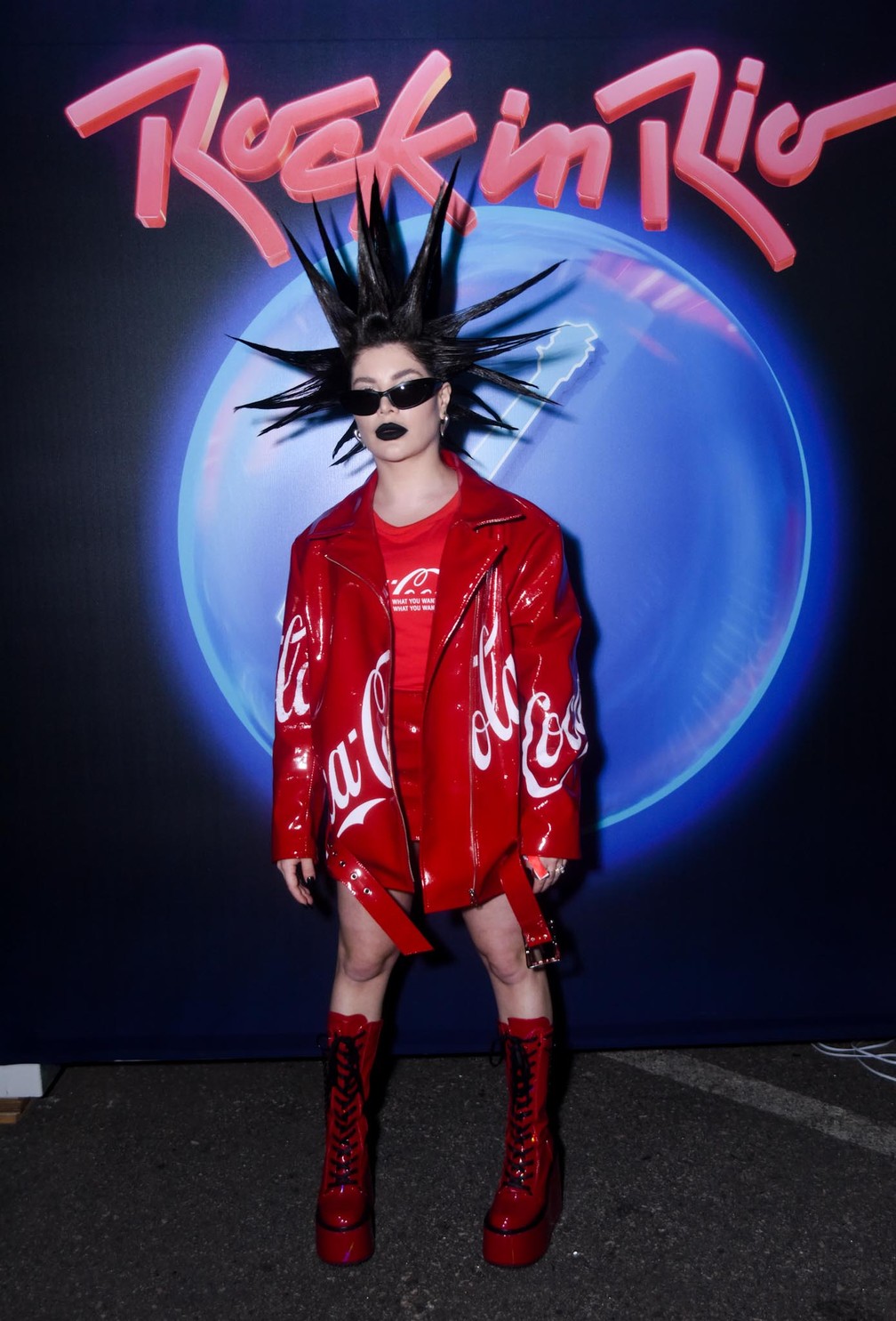 Gkay no segundo dia de Rock in Rio 2022 — Foto: Webert Belicio e Léo Franco/Agnews