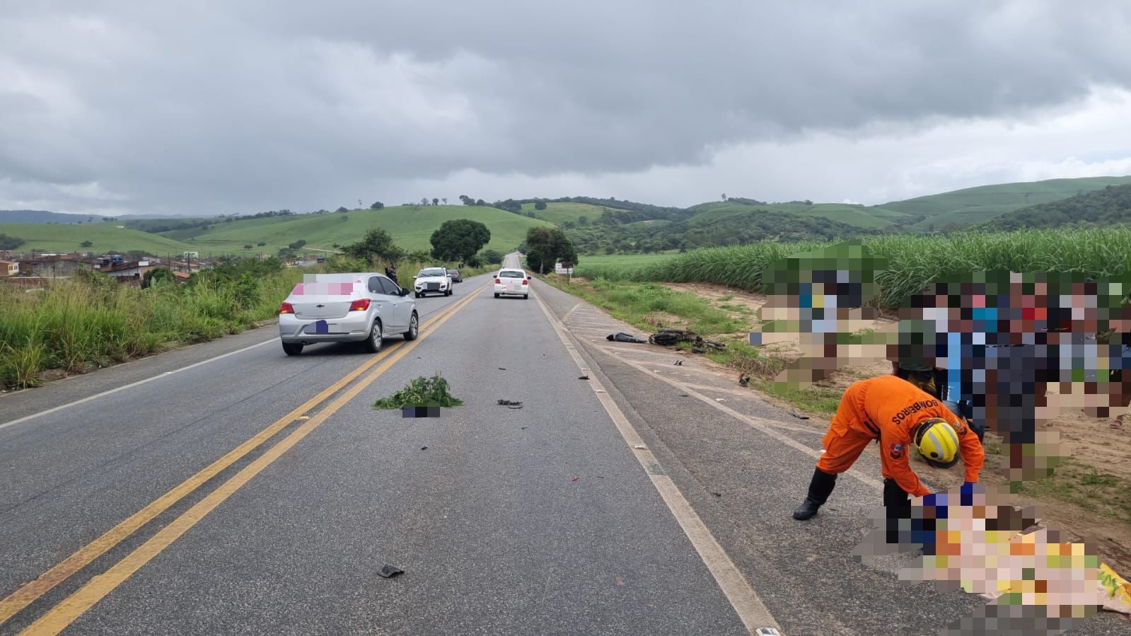 Motociclista morre em colisão com carro em rodovia de São José da Laje, AL