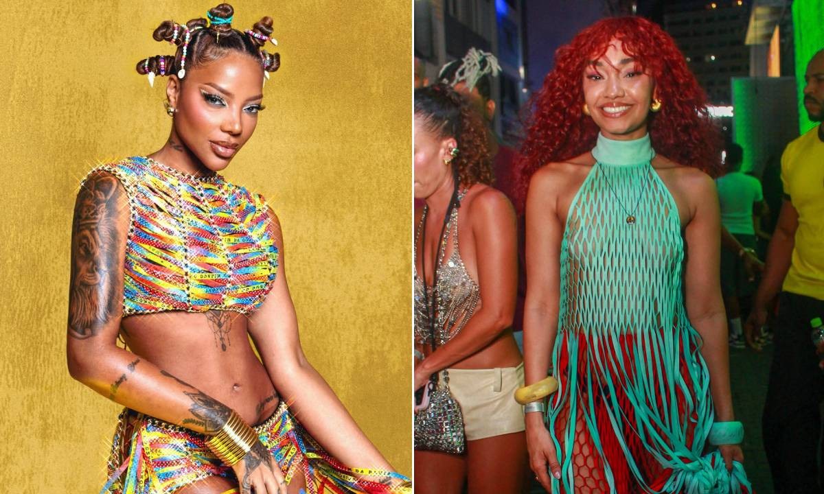 Ludmilla recebe Leigh-Anne Pinnock como convidada em trio no carnaval de Salvador 