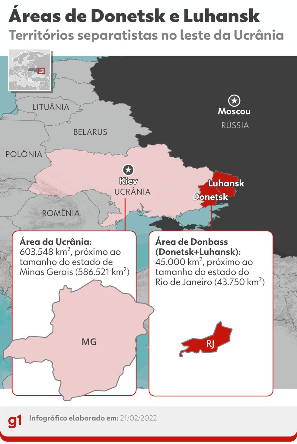 Entenda os últimos acontecimentos da crise na Ucrânia em quatro mapas -  Jornal O Globo