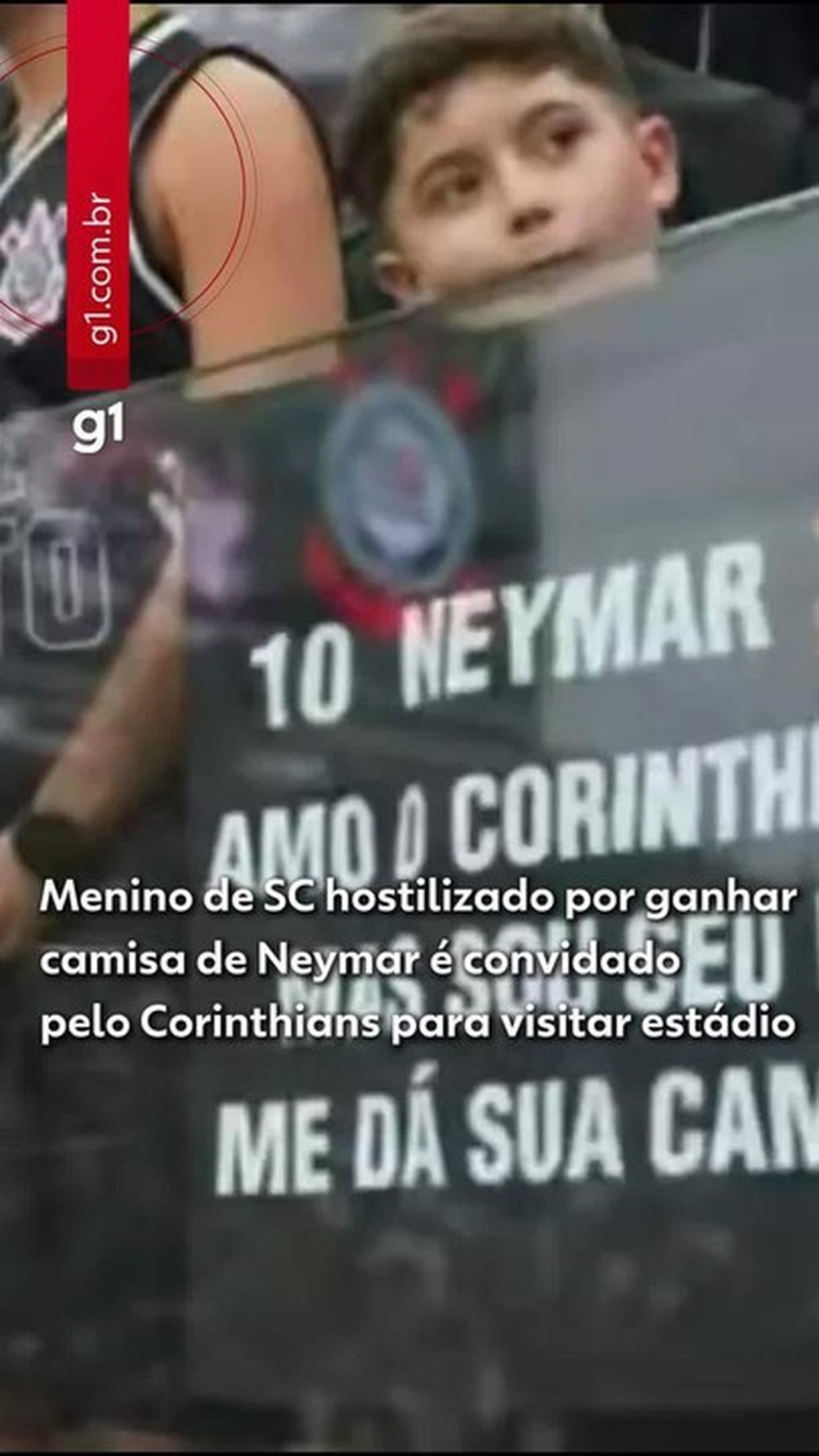 Polícia identifica seis torcedores do Corinthians que hostilizaram criança após receber camisa de Neymar