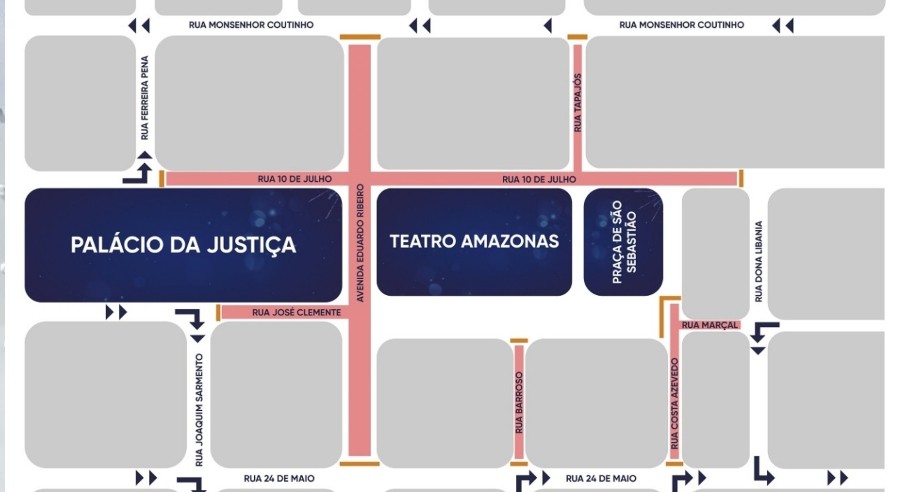 Réveillon do Largo 2025: veja as alterações no trânsito e onde estacionar no Centro de Manaus