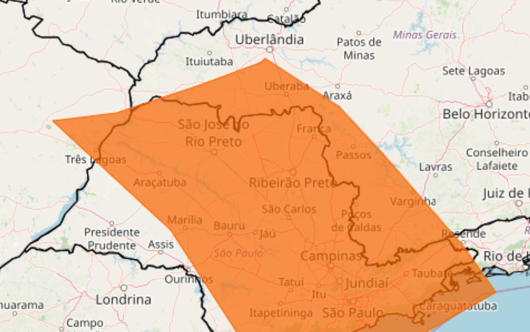 Região de Ribeirão Preto tem alerta de perigo para temporais; veja orientações 