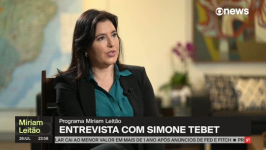 ‘Seria um desastre’, diz Tebet sobre possível recondução de Aras ao comando da PGR - Programa: GloboNews Miriam Leitão 