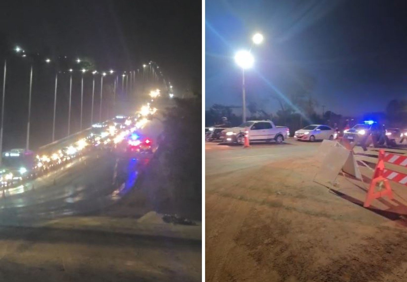 Trânsito é interrompido em avenida de Palmas para passagem de ambulância que transportava órgãos; VÍDEO