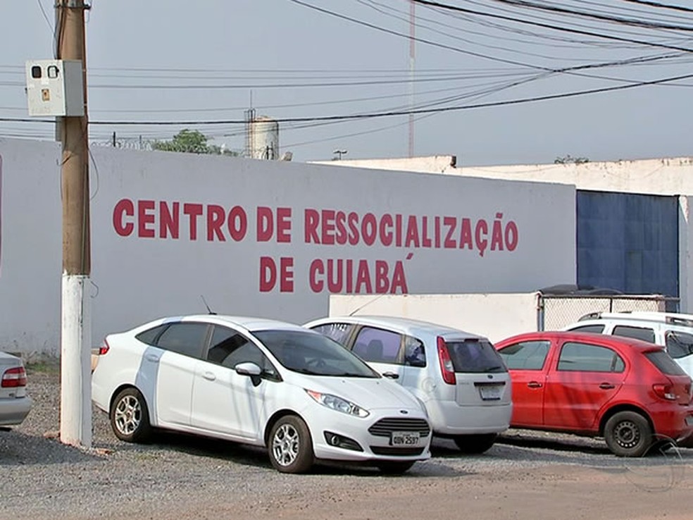 Centro de Ressocialização de Cuiabá (CRC), antigo Presídio do Carumbé, Mato Grosso — Foto: Reprodução/TVCA