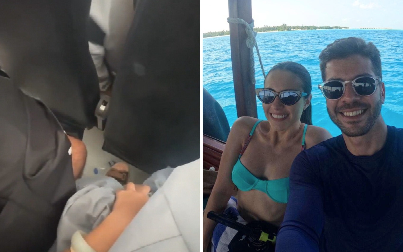 Vídeo mostra quando água entra em barco que levava médico e empresária brasileiros minutos antes de afundar nas Maldivas
