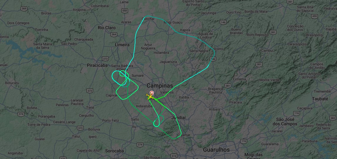 Voo da Azul de Campinas a Madri retorna a Viracopos por 'questões operacionais'