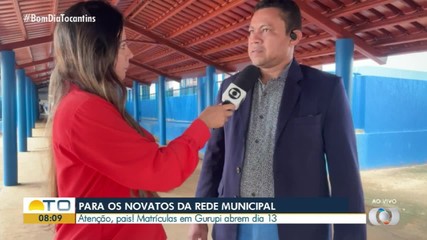 Período de matrículas para novatos da rede municipal de Gurupi abre na próxima semana