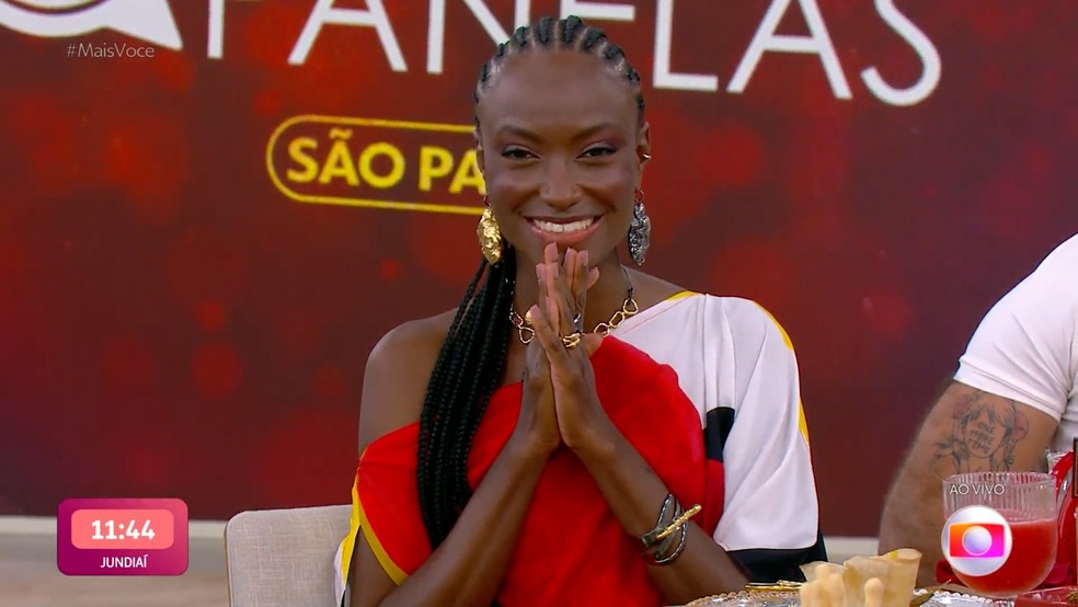 Modelo maranhense ganha reality ‘Jogo de Panelas’, no programa Ana Maria Braga, com prato típico do MA — Foto: Reprodução/TV Globo