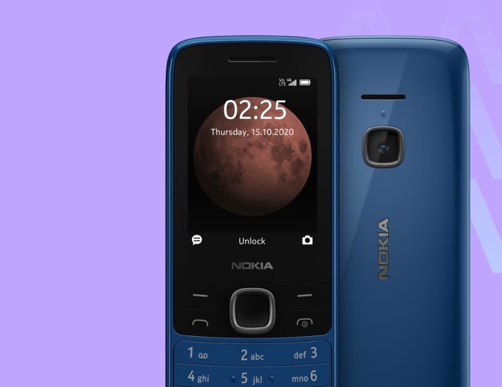 Modelo de celular 'dumbphone' da Nokia — Foto: Reprodução Nokia